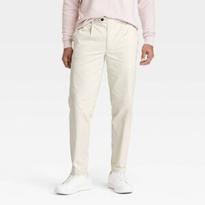 Goodfellow & Co - Men's Extended Tab Pleated Dress Trousers - Goodfe Beige